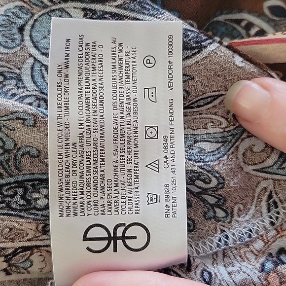 Vintage America V-Neck Flutter Sleeve Blouse - Picture 7 of 9